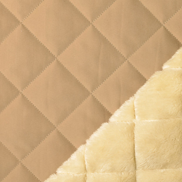 Teddy fabrik Beige wasserabweisend 