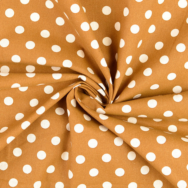 Cretonne fabric Brown 