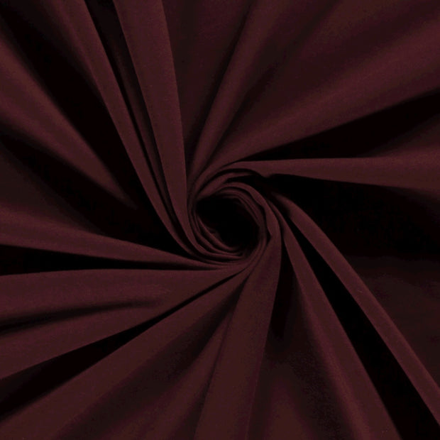 Jersey fabric Unicolour Bordeaux