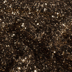 Mesh Sequins Unicolour Dark Brown