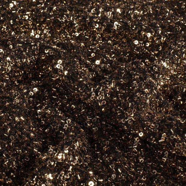 Mesh fabric Unicolour Dark Brown