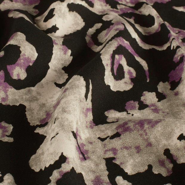 Viscose Twill fabric Abstract Camel