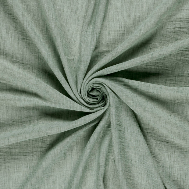 Woven Polyester fabric Olive Green printed 