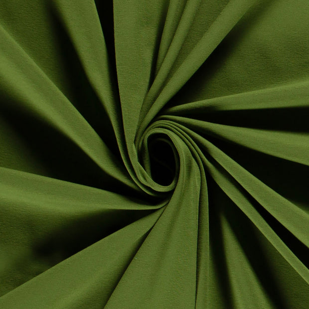 Jersey fabric Unicolour Forest Green