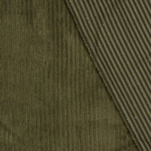 Corduroy 4.5w fabric Unicolour brushed 