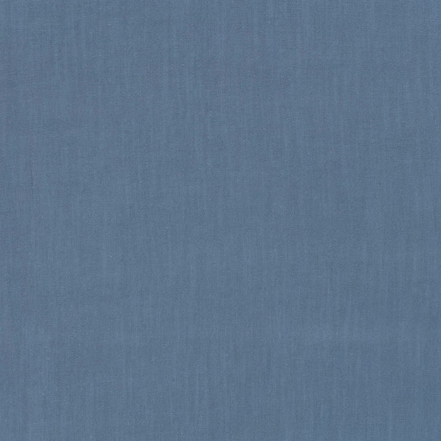 Woven Viscose Linen fabric Indigo matte 