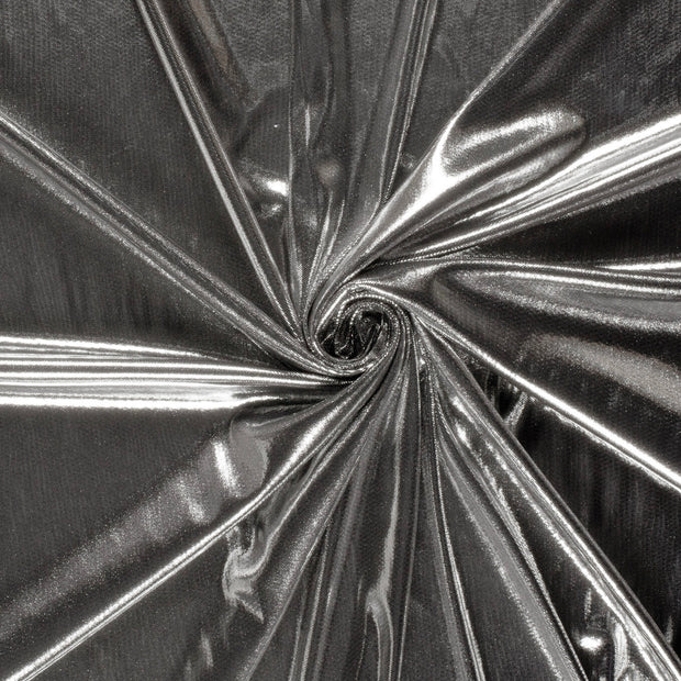 Lamé fabric Silver foiled 