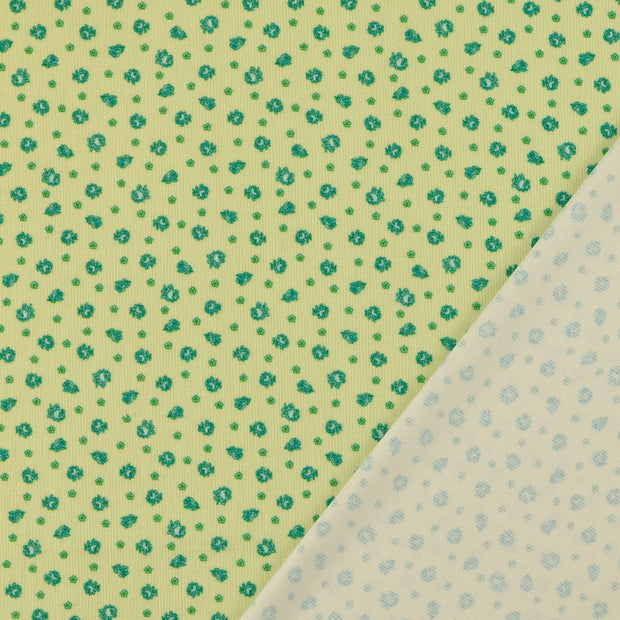 Corduroy 4.5w fabric Dark Mint digital printed 
