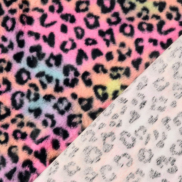 Fake Fur fabric Multicolor 