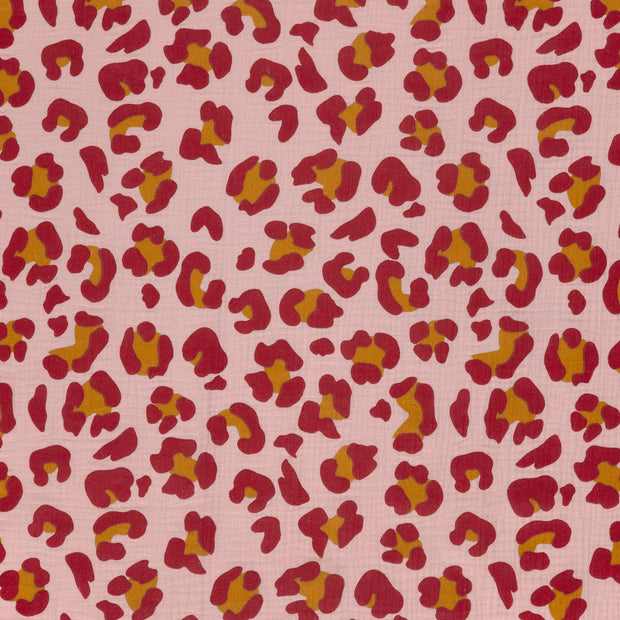 Muslin fabric Old Pink matte 