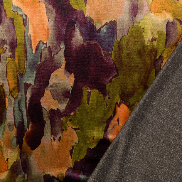 Velours fabric Multicolor digital printed 