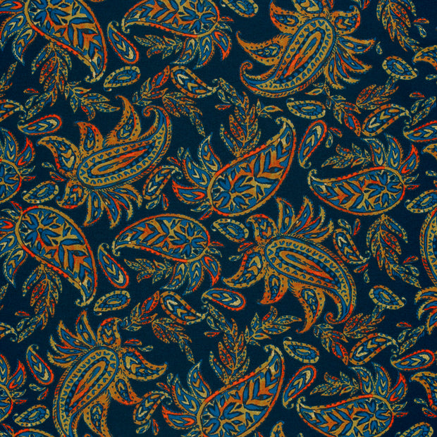 Punta di Roma fabric Navy matte 