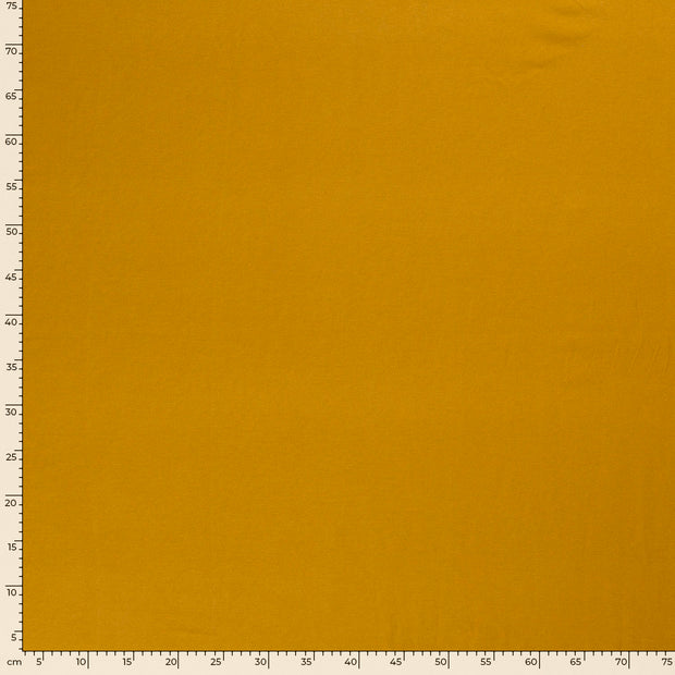 Jersey fabric Unicolour Oker