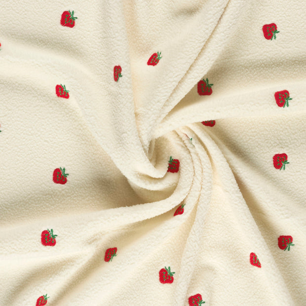 Teddy fabric Off White 