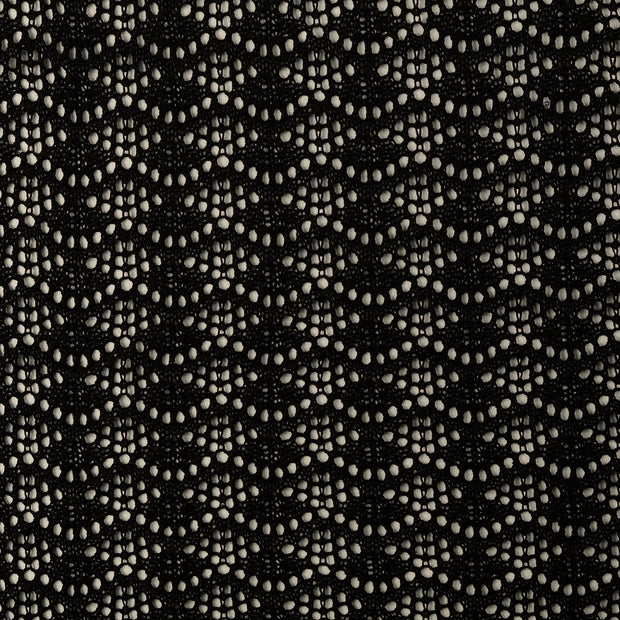 Lace fabric Unicolour Black