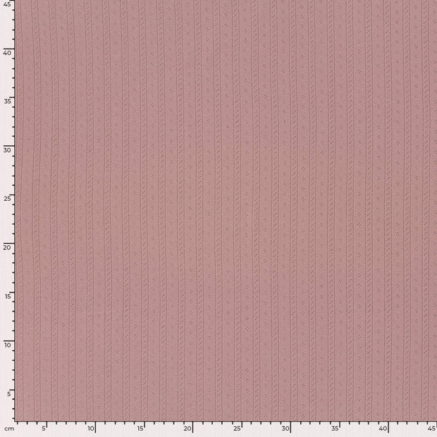 Pinpoint fabric Unicolour Light Mauve