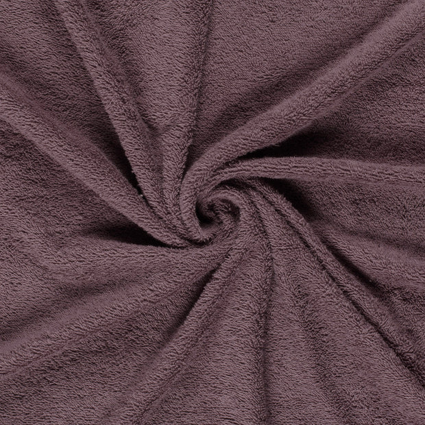 Terry Towelling fabric Mauve 