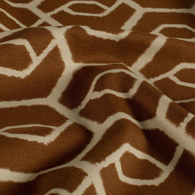 Punta di Roma fabric Abstract Brown