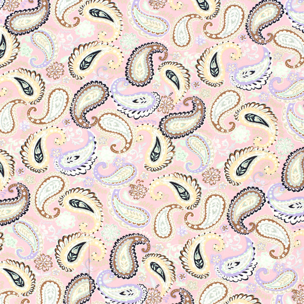 Bamboo Poplin fabric Light Pink matte 