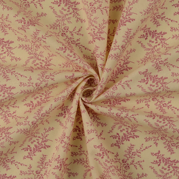 Cotton Poplin fabric Old Pink 