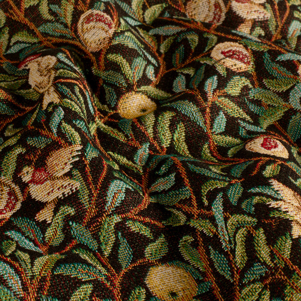 Gobelin fabric Birds Black