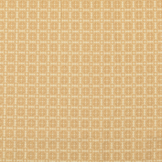 Seersucker fabric Geometric pattern Beige