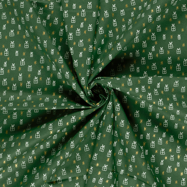 Cotton Poplin fabric Green 