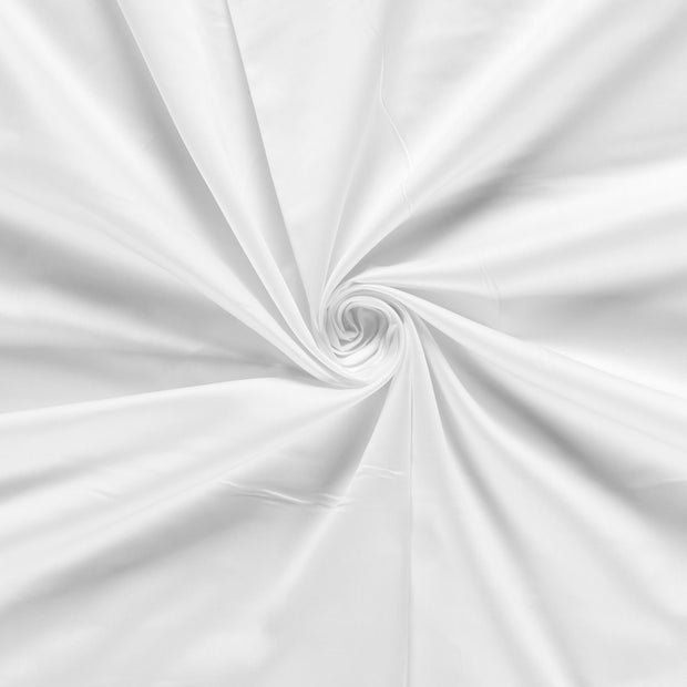 Satin fabric Optical White 