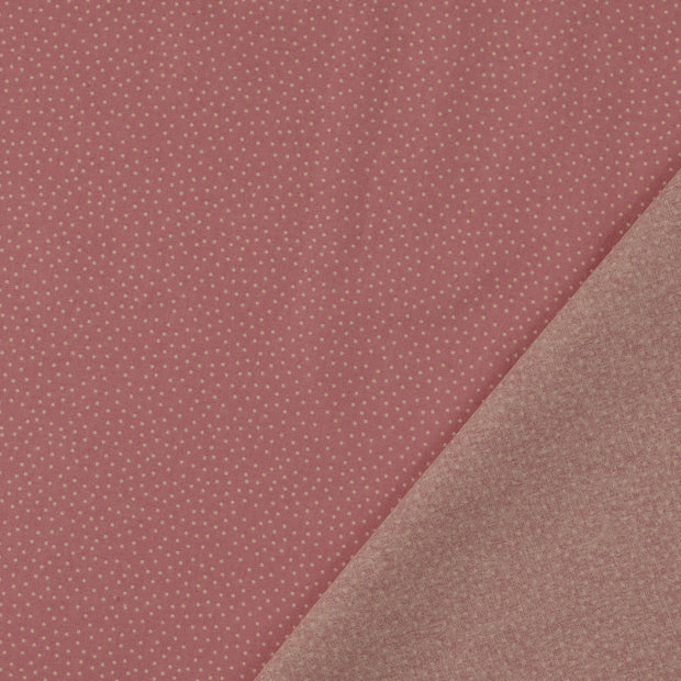 Cotton Poplin fabric Old Pink printed 