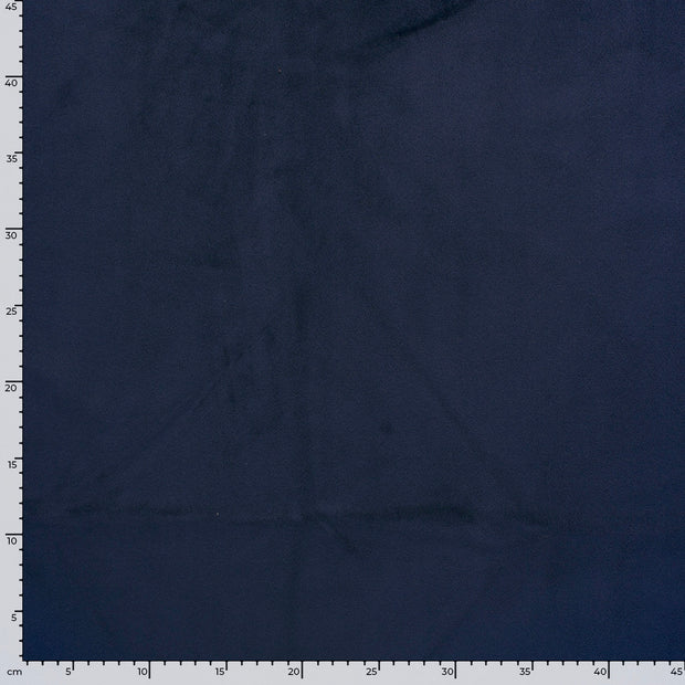 Velvet fabric Unicolour Navy