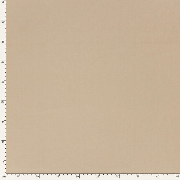 Woven Viscose Linen fabric Unicolour Beige
