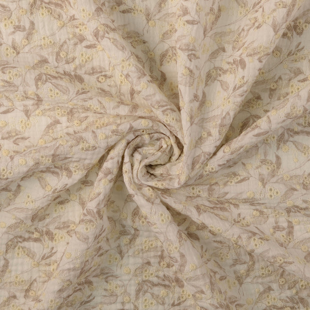 Cotton Poplin fabric Brown 