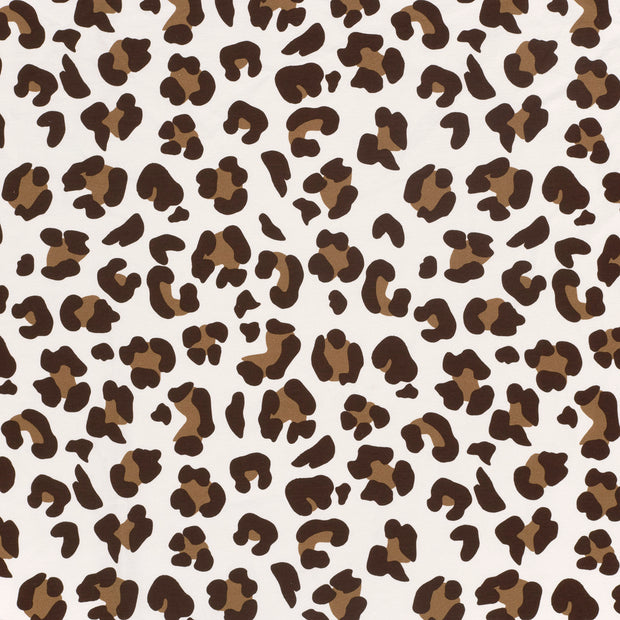French Terry fabric Off White matte 