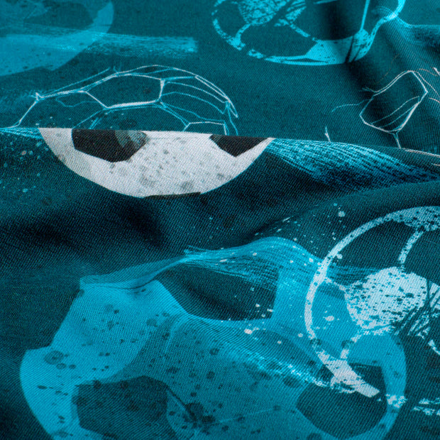 Jersey fabric Petrol