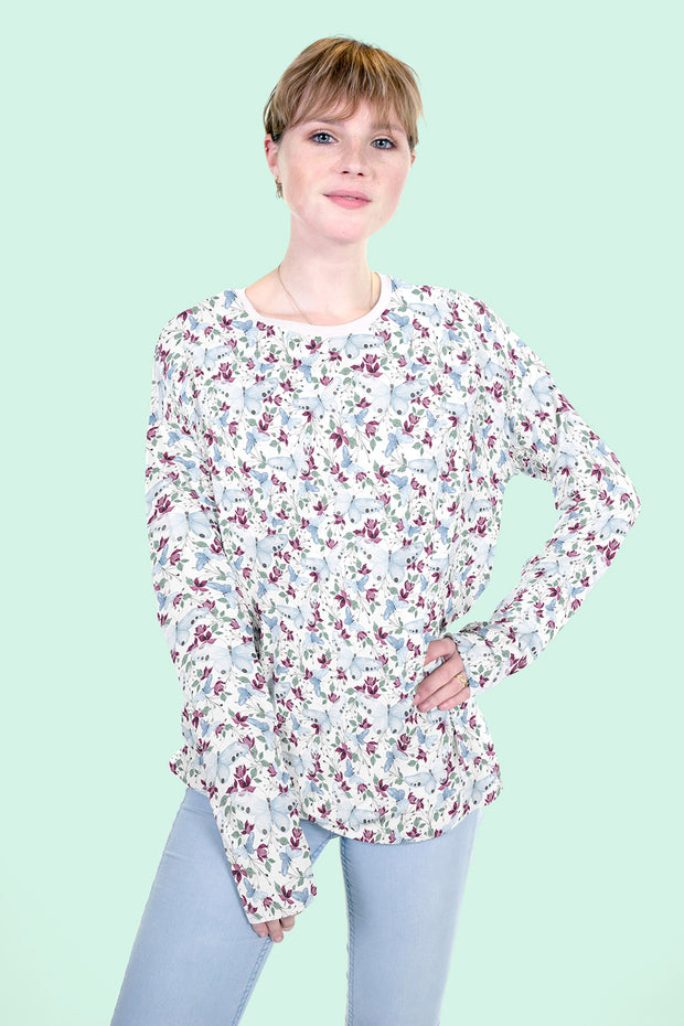 French Terry fabric Off White 