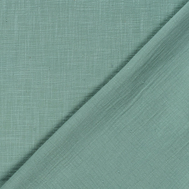 Muslin fabric Unicolour slub 