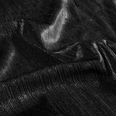 Jersey de Polyester plissé foil Unicolore Bronze