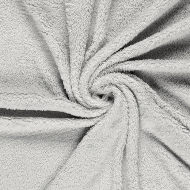 Sherpa Fleece fabric Light Grey 