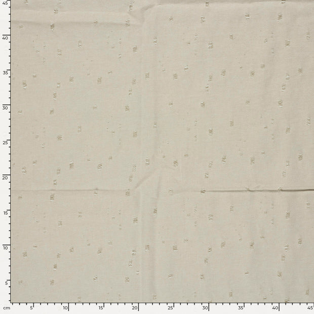 Denim fabric Unicolour Beige