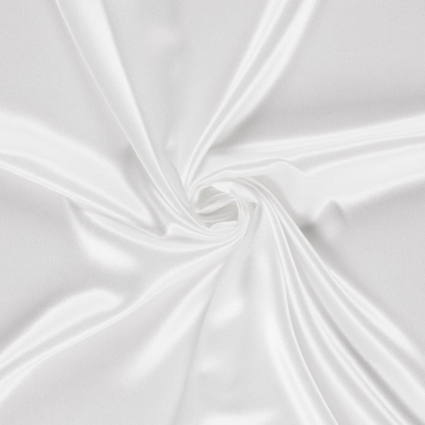 Satin Velvet fabric White dyed 