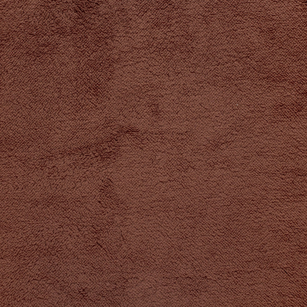 Sherpa Fleece fabric Rust soft 