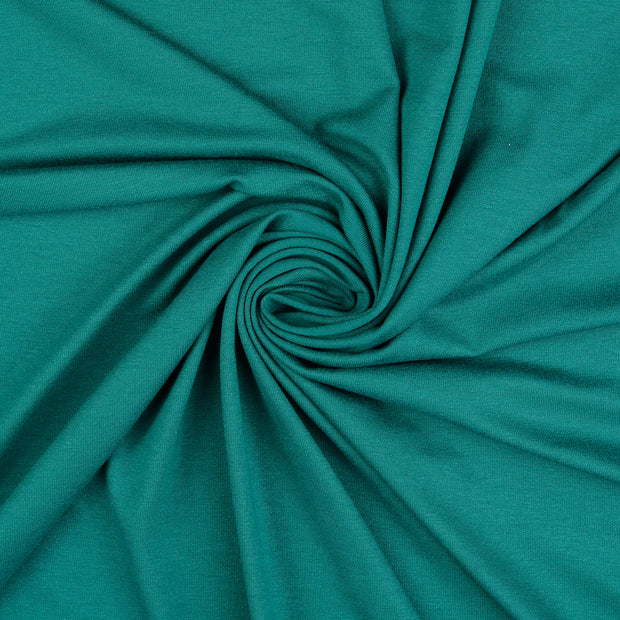 Viscose Jersey fabrik Petrol 