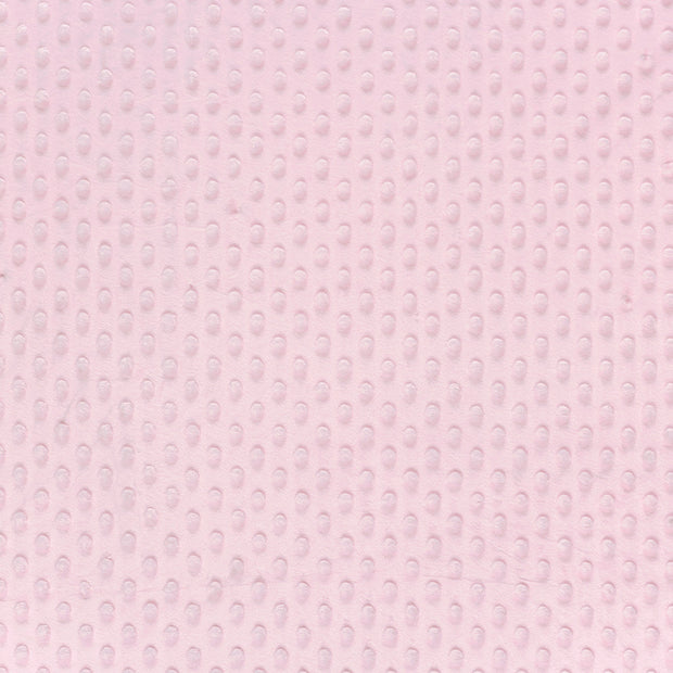 Minky fabric Light Pink soft 