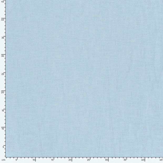 Lin tissu Unicolore Bleu clair