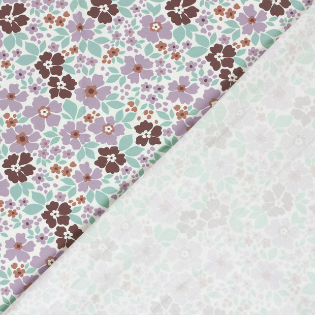 Jersey fabric Flowers printed 