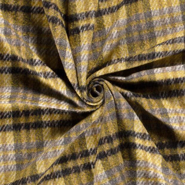 Jacquard fabrik Lime Grün gebürstet 
