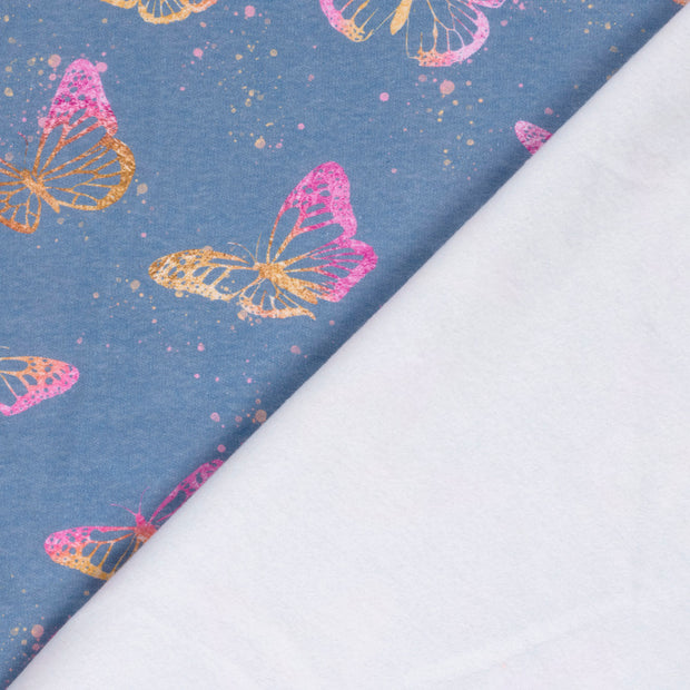 Jogging fabric Butterflies digital printed 