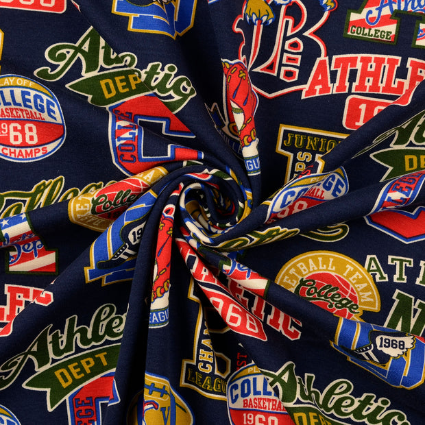 French Terry fabric Navy 
