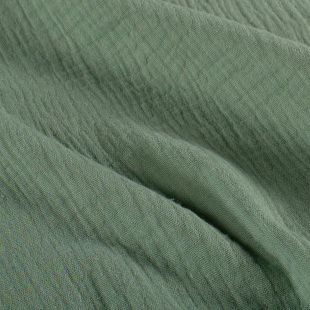 Muselina tela Unicolor Menta oscura