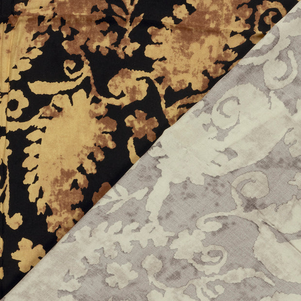 Viscose Twill fabric Abstract printed 